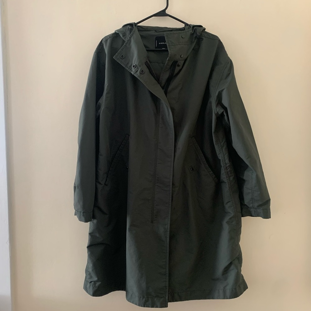 Everlane Green Windbreaker Jacket